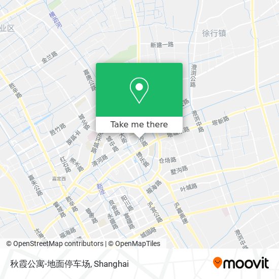 秋霞公寓-地面停车场 map