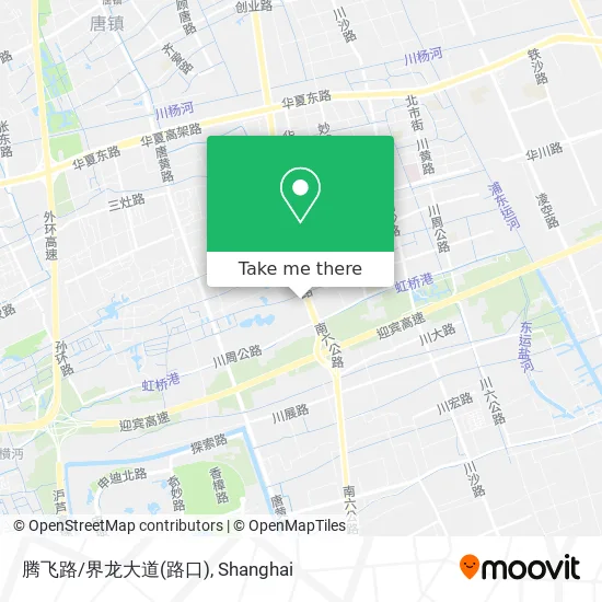 腾飞路/界龙大道(路口) map