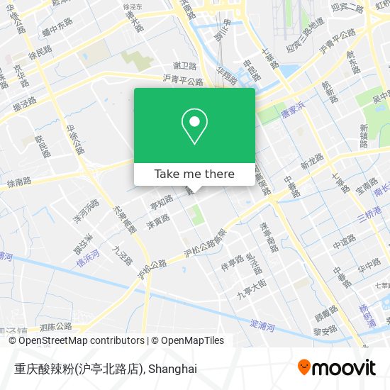 重庆酸辣粉(沪亭北路店) map