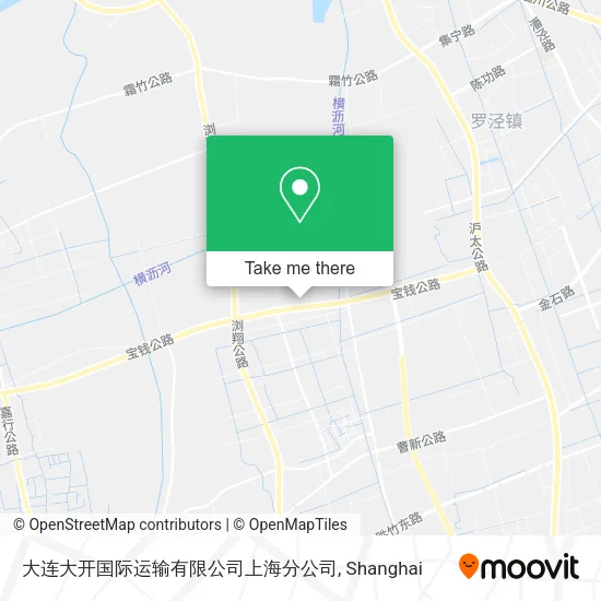 大连大开国际运输有限公司上海分公司 map