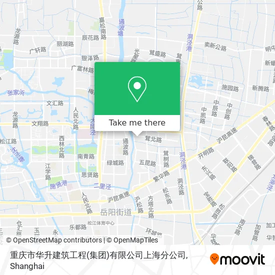 重庆市华升建筑工程(集团)有限公司上海分公司 map