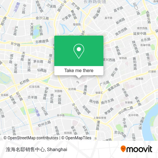 淮海名邸销售中心 map