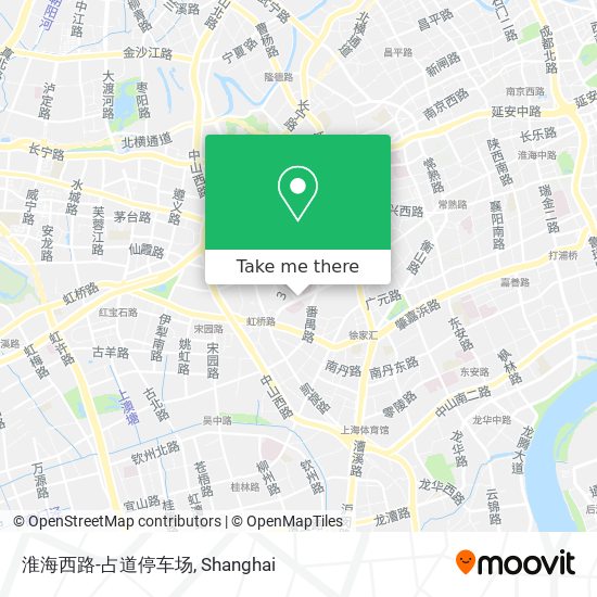 淮海西路-占道停车场 map