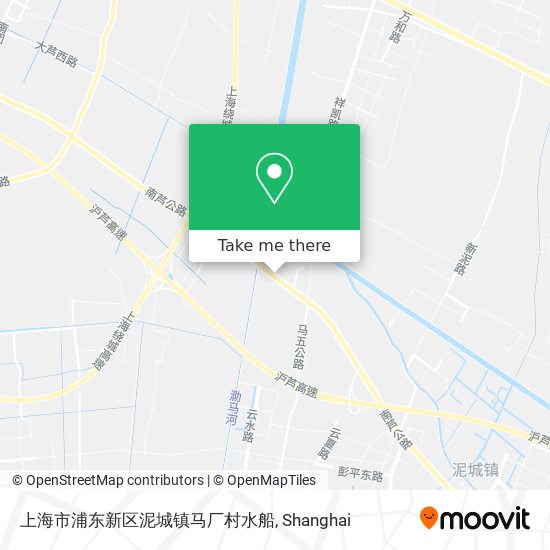 上海市浦东新区泥城镇马厂村水船 map