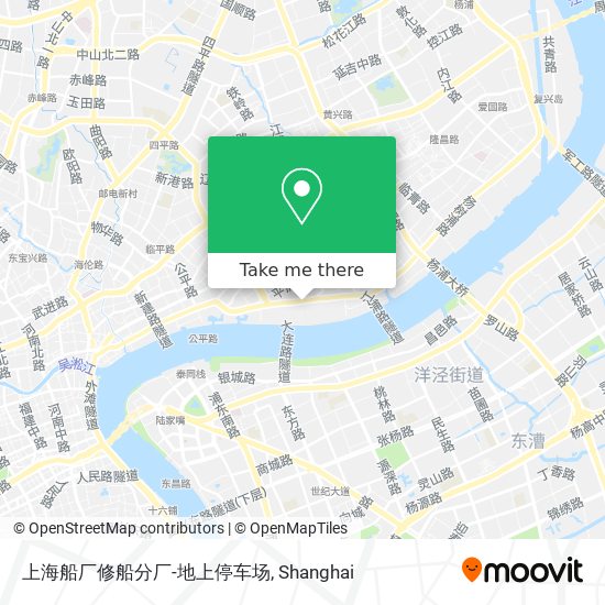 上海船厂修船分厂-地上停车场 map