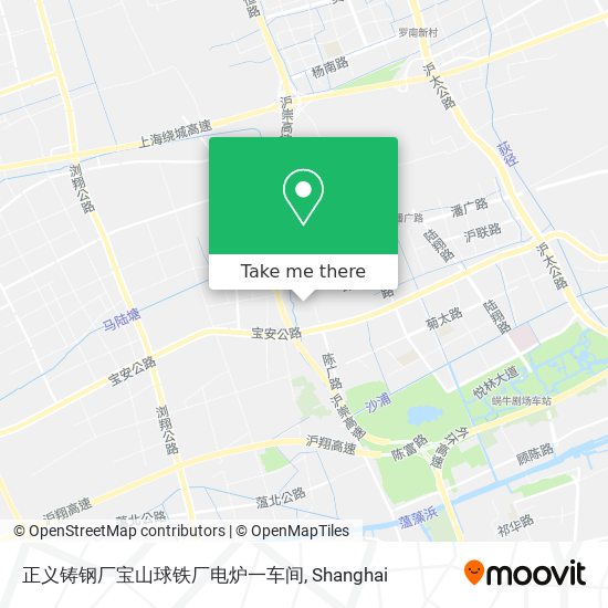 正义铸钢厂宝山球铁厂电炉一车间 map