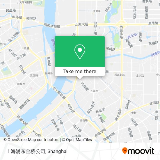 上海浦东金桥公司 map