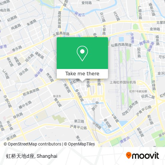 虹桥天地d座 map