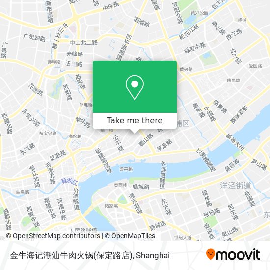 金牛海记潮汕牛肉火锅(保定路店) map