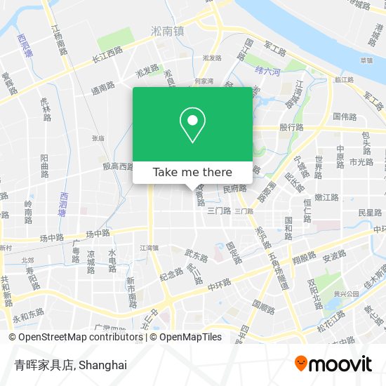 青晖家具店 map