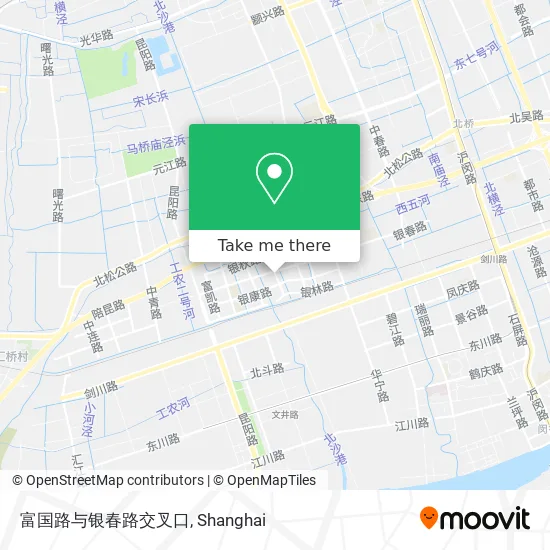 富国路与银春路交叉口 map
