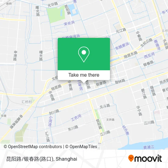 昆阳路/银春路(路口) map