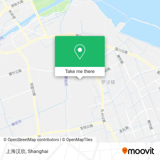 上海汉欣 map