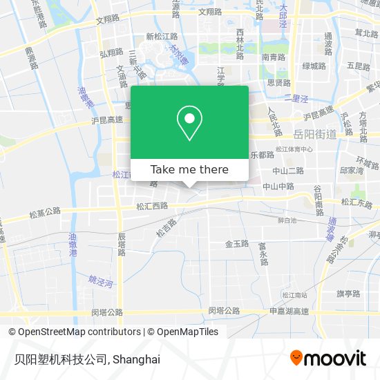 贝阳塑机科技公司 map