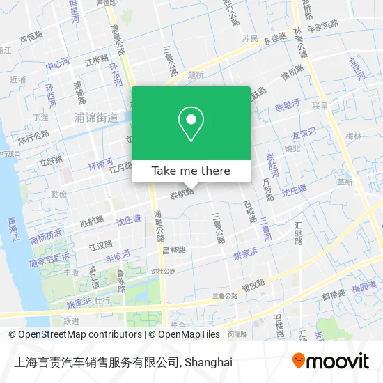 上海言责汽车销售服务有限公司 map