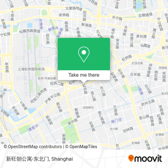 新旺朝公寓-东北门 map