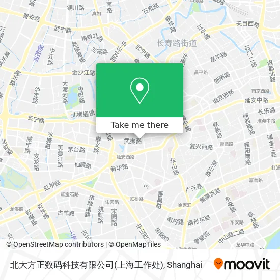 北大方正数码科技有限公司(上海工作处) map
