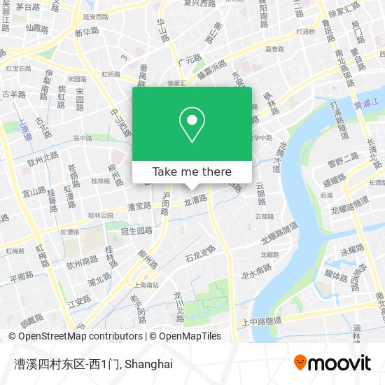 漕溪四村东区-西1门 map