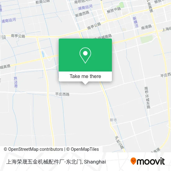 上海荣晟五金机械配件厂-东北门 map