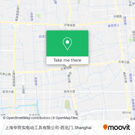 上海华而实电动工具有限公司-西北门 map
