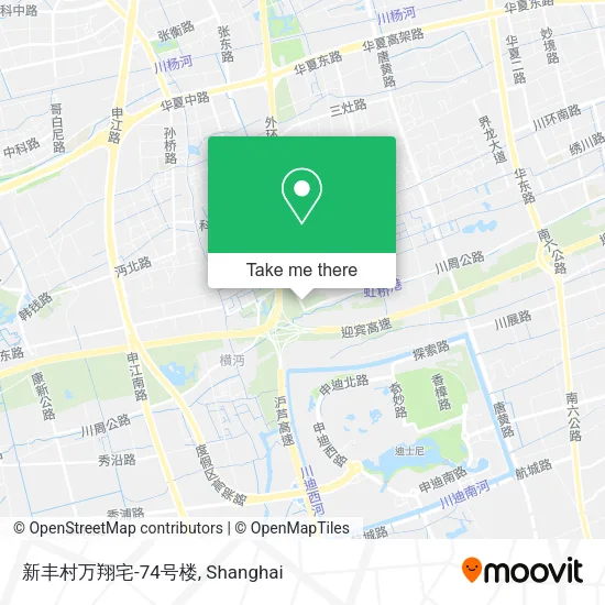新丰村万翔宅-74号楼 map