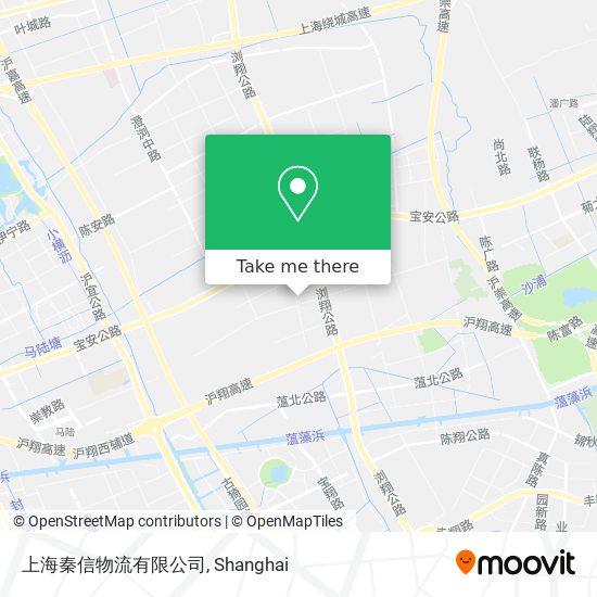 上海秦信物流有限公司 map