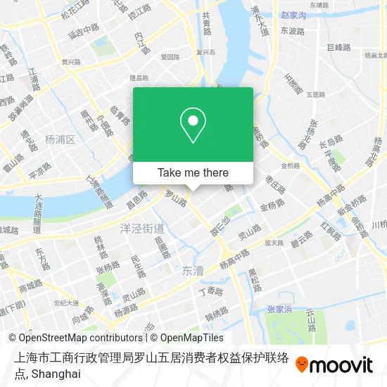 上海市工商行政管理局罗山五居消费者权益保护联络点 map