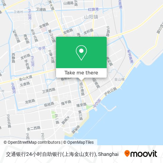 交通银行24小时自助银行(上海金山支行) map