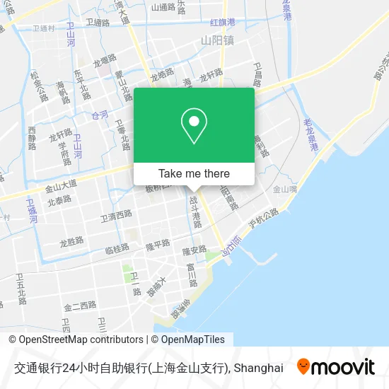 交通银行24小时自助银行(上海金山支行) map