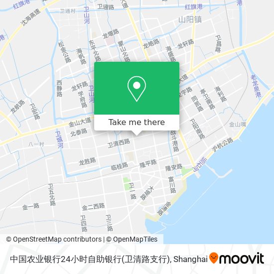 中国农业银行24小时自助银行(卫清路支行) map