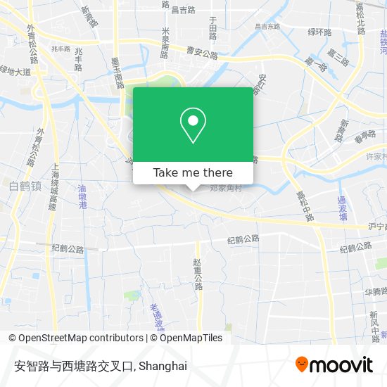 安智路与西塘路交叉口 map