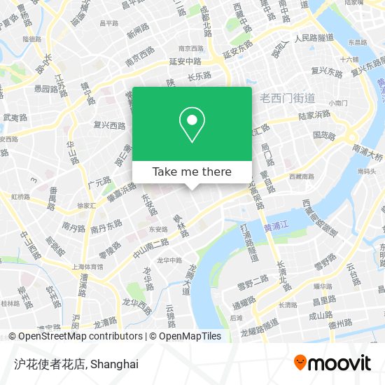 沪花使者花店 map
