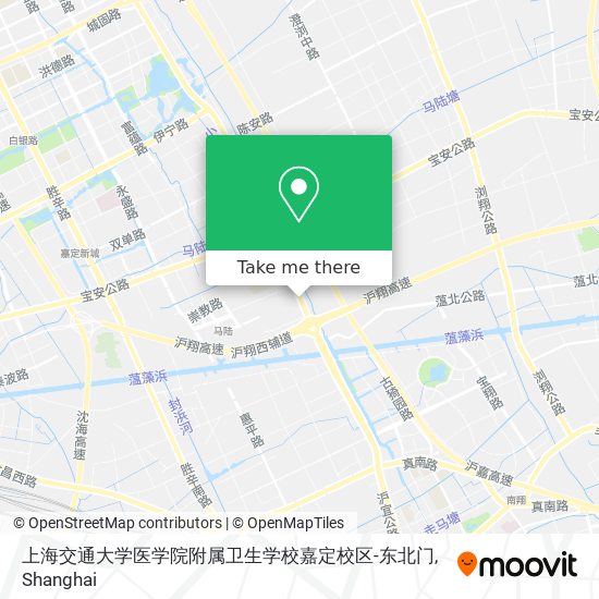 上海交通大学医学院附属卫生学校嘉定校区-东北门 map