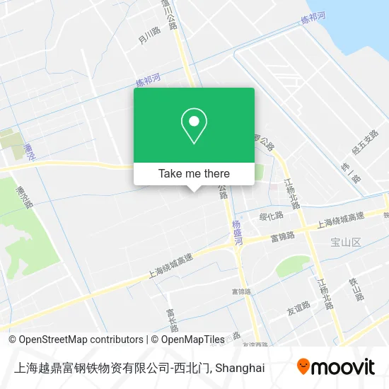 上海越鼎富钢铁物资有限公司-西北门 map