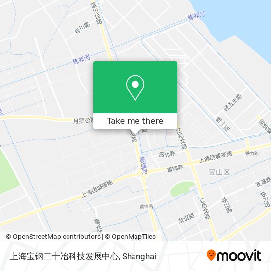 上海宝钢二十冶科技发展中心 map