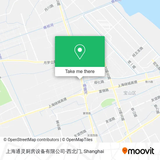 上海通灵厨房设备有限公司-西北门 map