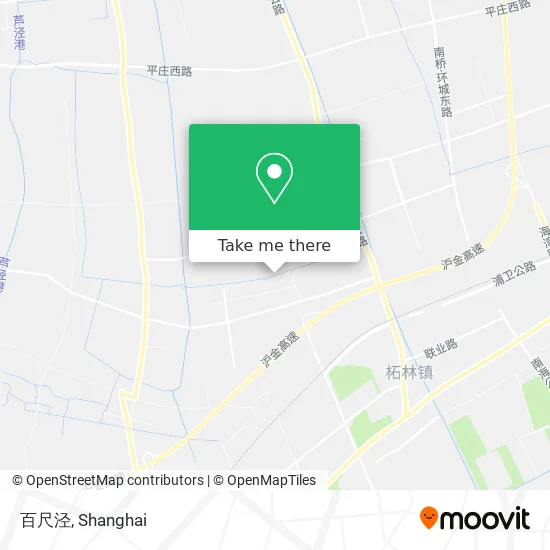 百尺泾 map