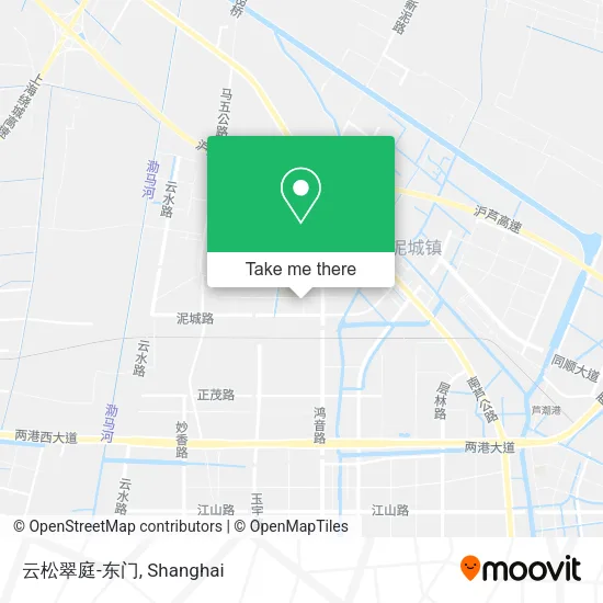 云松翠庭-东门 map