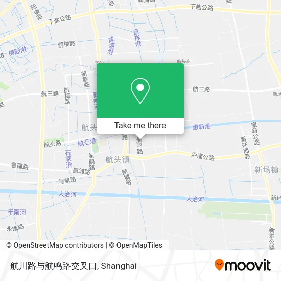 航川路与航鸣路交叉口 map