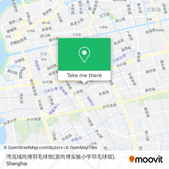 湾流域尚博羽毛球馆(原尚博实验小学羽毛球馆) map