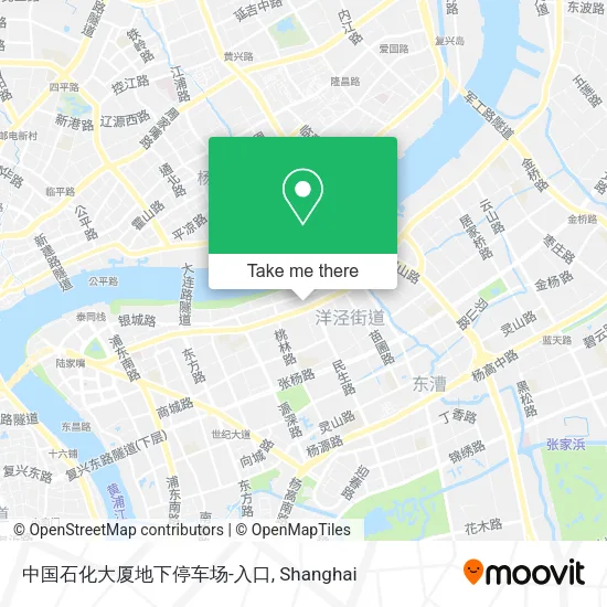 中国石化大厦地下停车场-入口 map