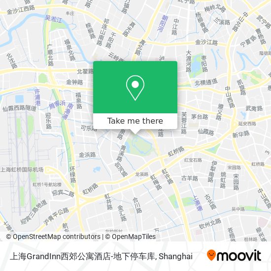 上海GrandInn西郊公寓酒店-地下停车库 map
