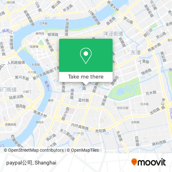 paypal公司 map