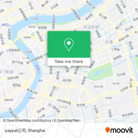 paypal公司 map
