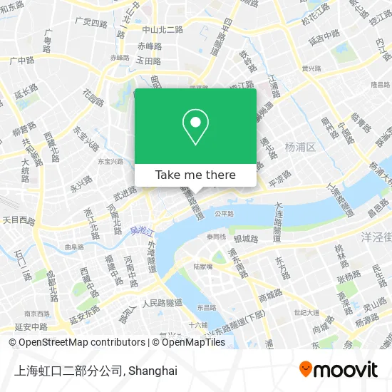 上海虹口二部分公司 map