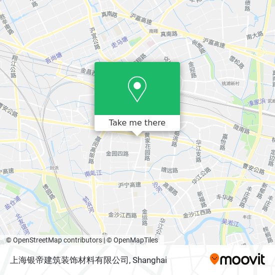 上海银帝建筑装饰材料有限公司 map