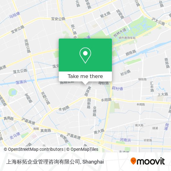 上海标拓企业管理咨询有限公司 map