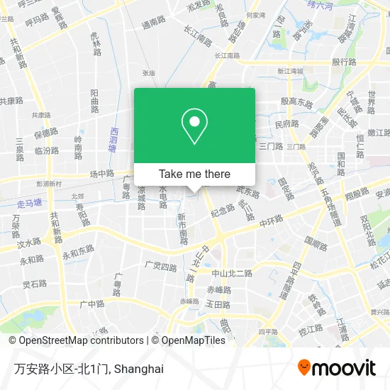 万安路小区-北1门 map