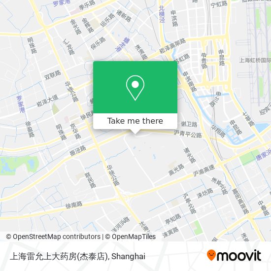 上海雷允上大药房(杰泰店) map