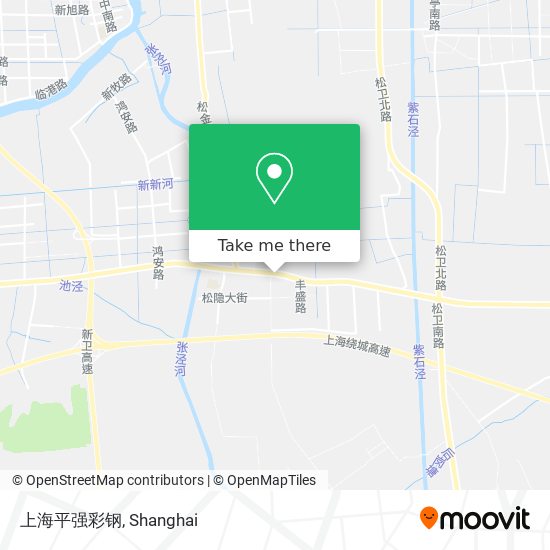 上海平强彩钢 map